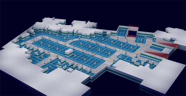 鑫金綠洲5期地下停車場效果圖 鑫金綠洲5期地下停車場效果圖